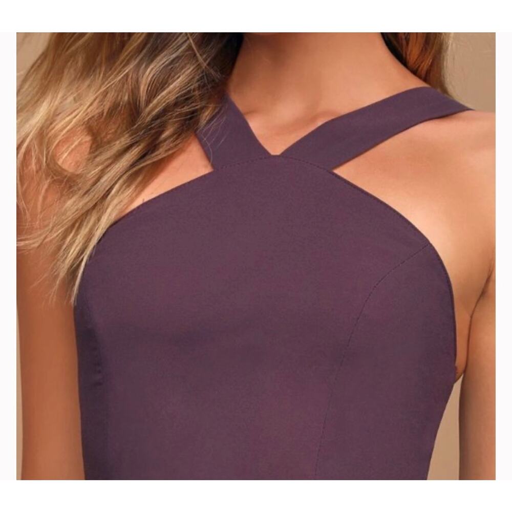 Lulus Air of Romance Dusty Purple Maxi Dress Medium Formal Flowy Evening gown - Picture 2 of 8